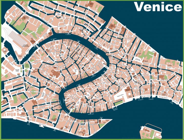 Venice Street Map Printable
