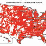 Verizon To Launch 4G Lte In 38 Major Metropolitan Areas, 60 Airports   Verizon Service Map California