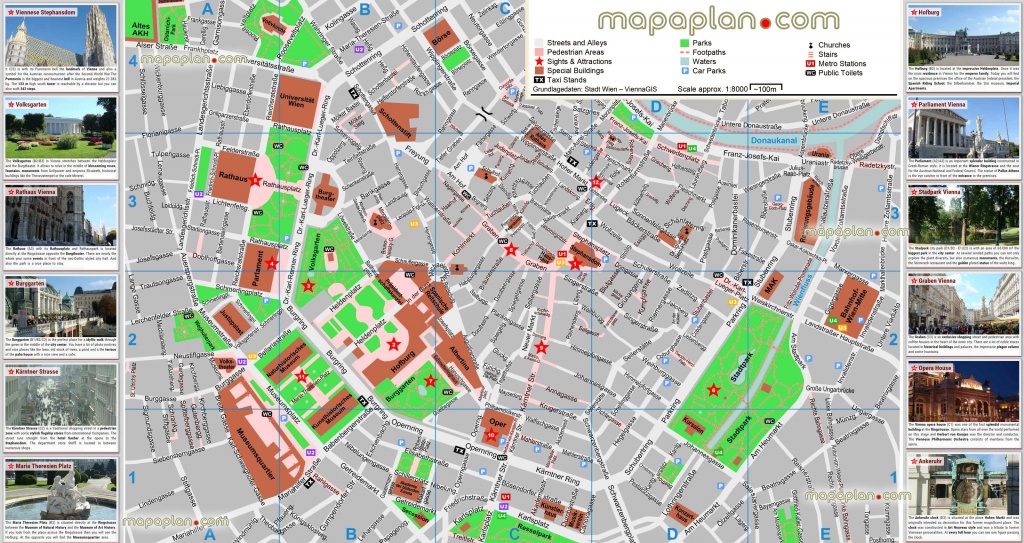Vienna Maps - Top Tourist Attractions - Free, Printable City Street - Printable Tourist Map Of Vienna