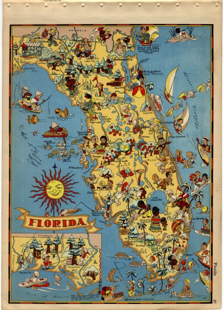 Vintage Florida Map | Obsessed With Maps  In 2019 | Florida, Old - Florida Map Artwork