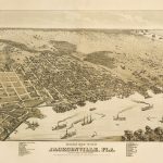 Vintage Map   Jacksonville, Florida 1876 | Chelsea's Things | Map Of   Old Maps Of Jacksonville Florida
