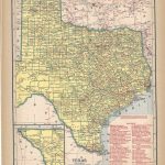 Vintage Texas Map 1944 Wall Art Sepia Map | Etsy   Vintage Texas Map