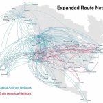 Virgin America Route Map Alaska Airlines At Flight Nextread Me   Alaska Airlines Printable Route Map