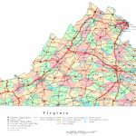 Virginia Printable Map   Virginia County Map Printable