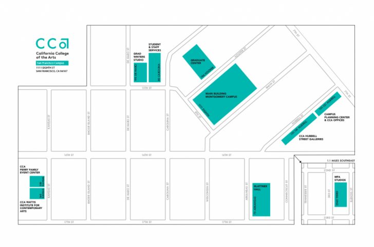 California Institute Of The Arts Campus Map