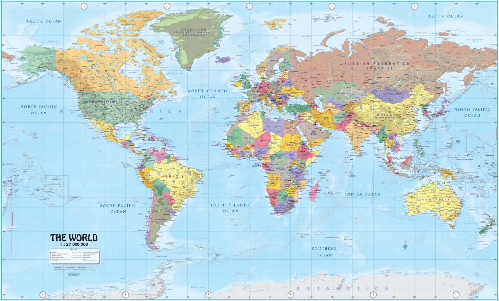 Wall Maps Of The World - National Geographic World Map Printable