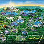 Walt Disney World Map Orlando Florida 7   World Wide Maps   Map Of Florida Showing Disney World