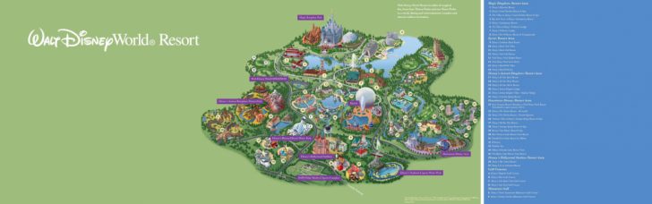 Walt Disney Florida Map