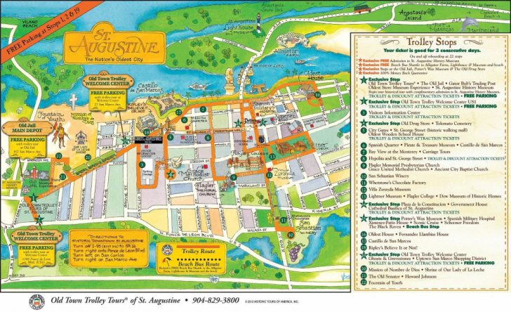 Map Of Hotels In St Augustine Florida
