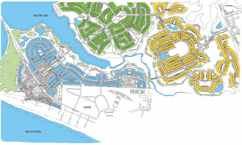 Watercolor Map Florida | Beach Group Properties - Sea Crest Florida Map