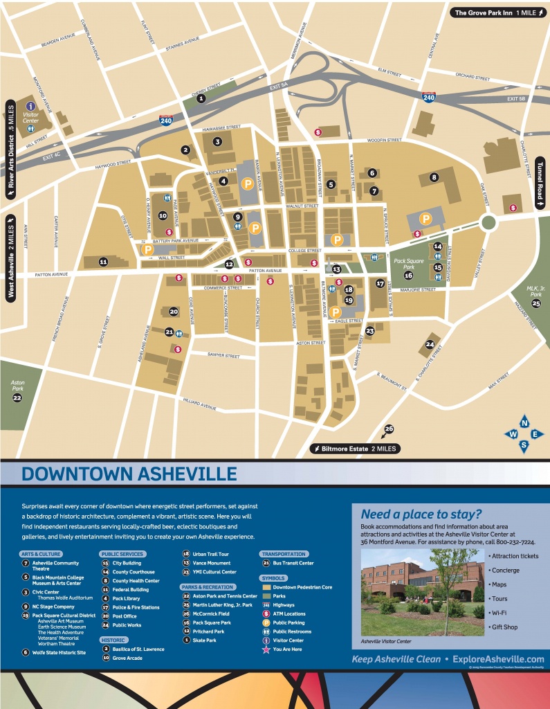 Wayfinding Downtown Map_Thumbnail | Asheville, Nc | Asheville Nc Map - Printable Map Of Downtown Asheville Nc