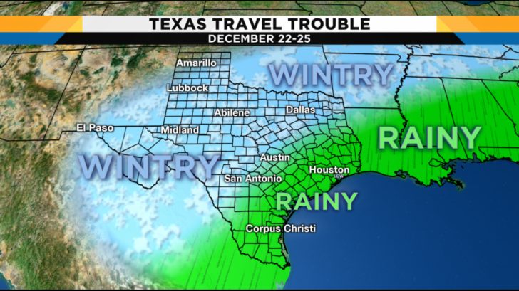 Texas Weather Map