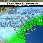 Weather Forecast Leading Into Christmas Hints At Travel   Texas Weather Map Today