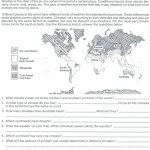 Weather Makes A Climate Worksheet | Science | Science Worksheets   Weather Map Worksheets Printable