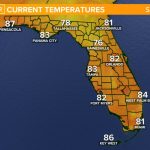 Weather Maps On 10News In Tampa Bay And Sarasota   Florida Weather Map With Temperatures