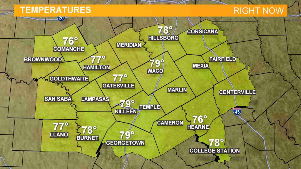 Weather Maps On Kcentv In Waco - Waco Texas Weather Map