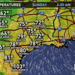 Weather Maps On Khou In Houston   Texas Weather Map Temps