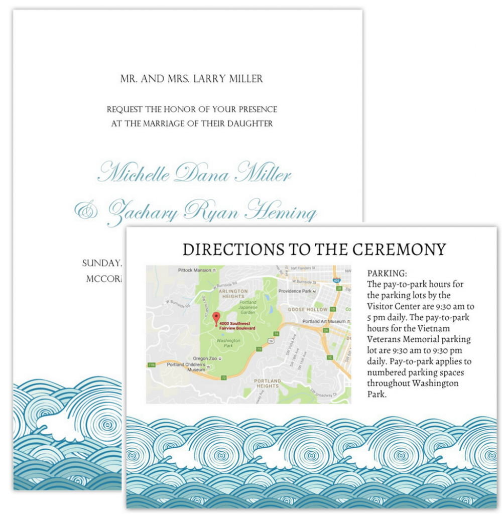 Wedding Invitation Maps - How To Create A Printable Map For A Wedding Invitation