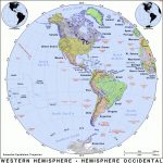 Western Hemisphere · Public Domain Mapspat, The Free, Open   Western Hemisphere Map Printable