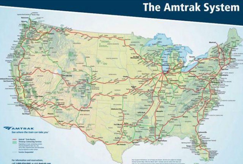 When And Where You Should Traveltrain Domestically - Amtrak Map Southern California