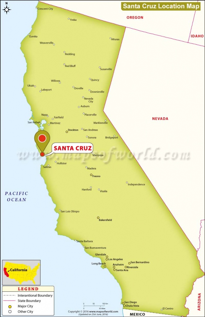 Where Is Santa Cruz California On The Map