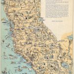 Whimsical Old Map Depicts California At A Time When 'hollywood Was A   Bears In California Map