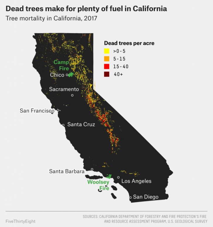 Northern California Wildfire Map