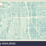 Wichita Kansas Usa City Map In Retro Style. Outline Map. Vector   Printable Street Map Of Wichita Ks