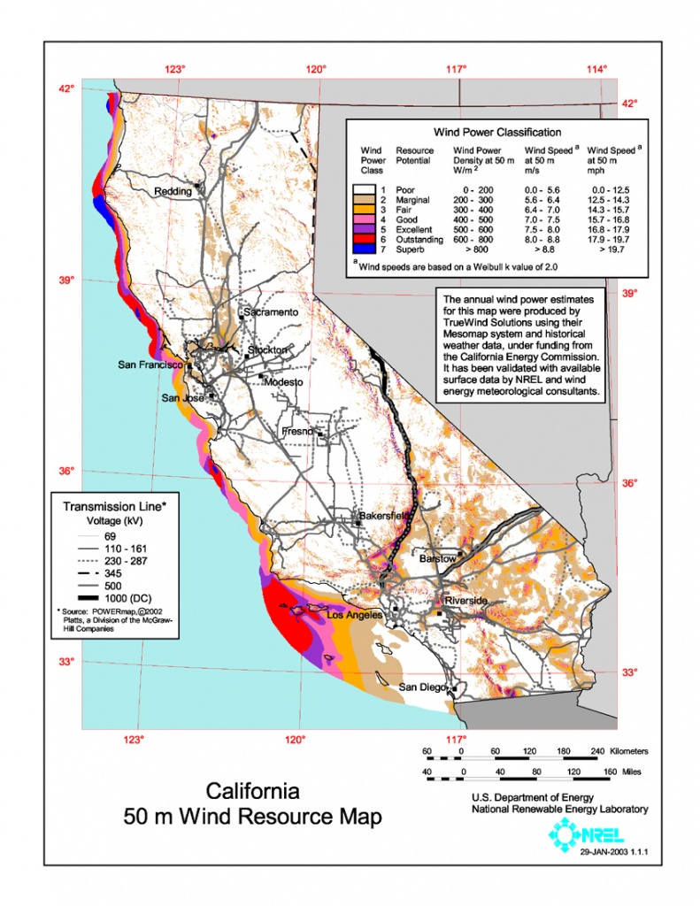 Wind Power In California - Wikipedia - Best Western Locations California Map