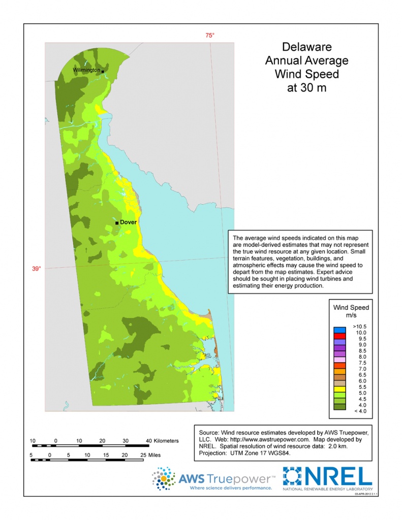 Windexchange: Wind Energy Maps And Data - Florida Wind Speed Map