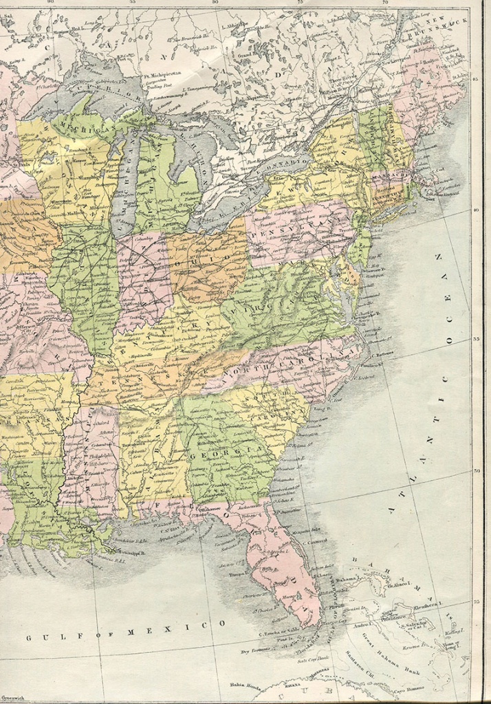 Wonderful Free Printable Vintage Maps To Download - Pillar Box Blue - Free Printable Vintage Maps