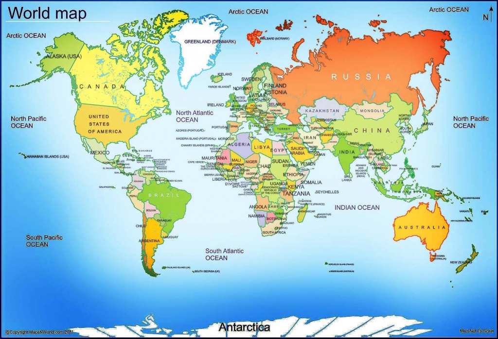 World Map - Free Large Images | Maps | World Map With Countries - Large Printable Map