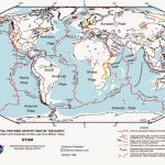 World Map Of Fault Lines And Tectonic Plates. Earthquake Map   World Map Tectonic Plates Printable