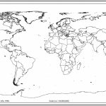 World Map Outline With Countries | World Map | Blank World Map, Map   World Map Outline Printable Pdf