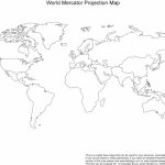 World Projection Map, Blank | Homeschool | Blank World Map, World   Free Printable World Map Outline