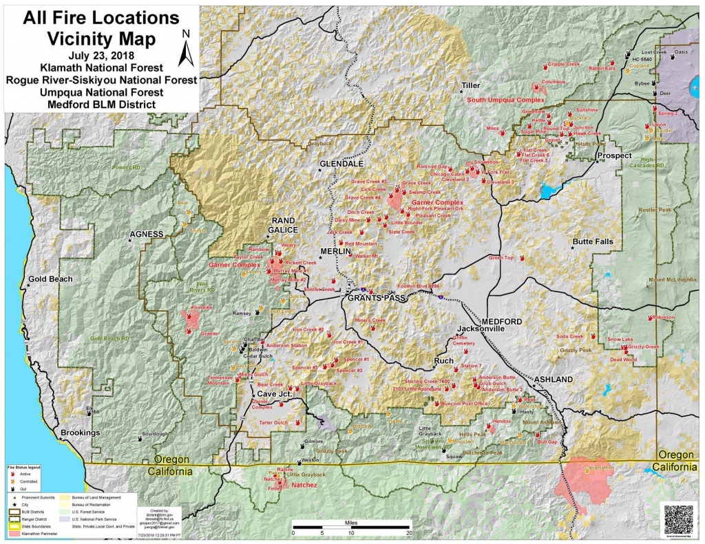 Worth A Thousand Words Or More: Southern Oregon Fire Map | Jefferson - Oregon California Fire Map