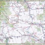 Wyoming Road Map   Wyoming State Map Printable