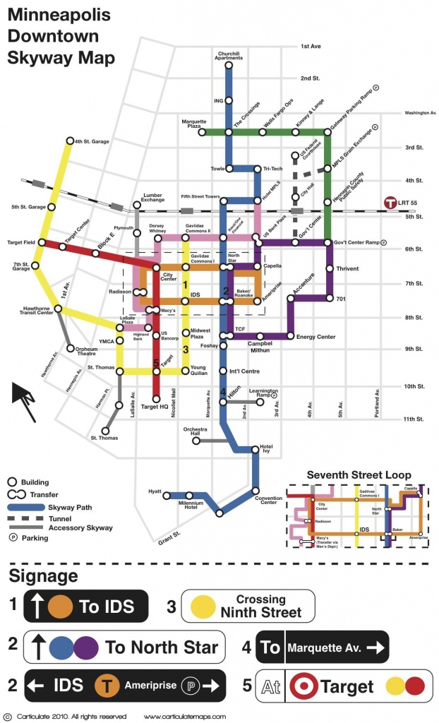 Young Cartographers Develop New Minneapolis Skyway Map | Nice - Minneapolis Skyway Map Printable