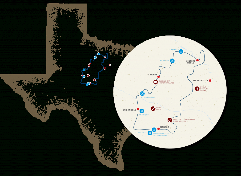 Your Guide To Texas&amp;#039; Historic Forts Trail - Texas Forts Trail Map